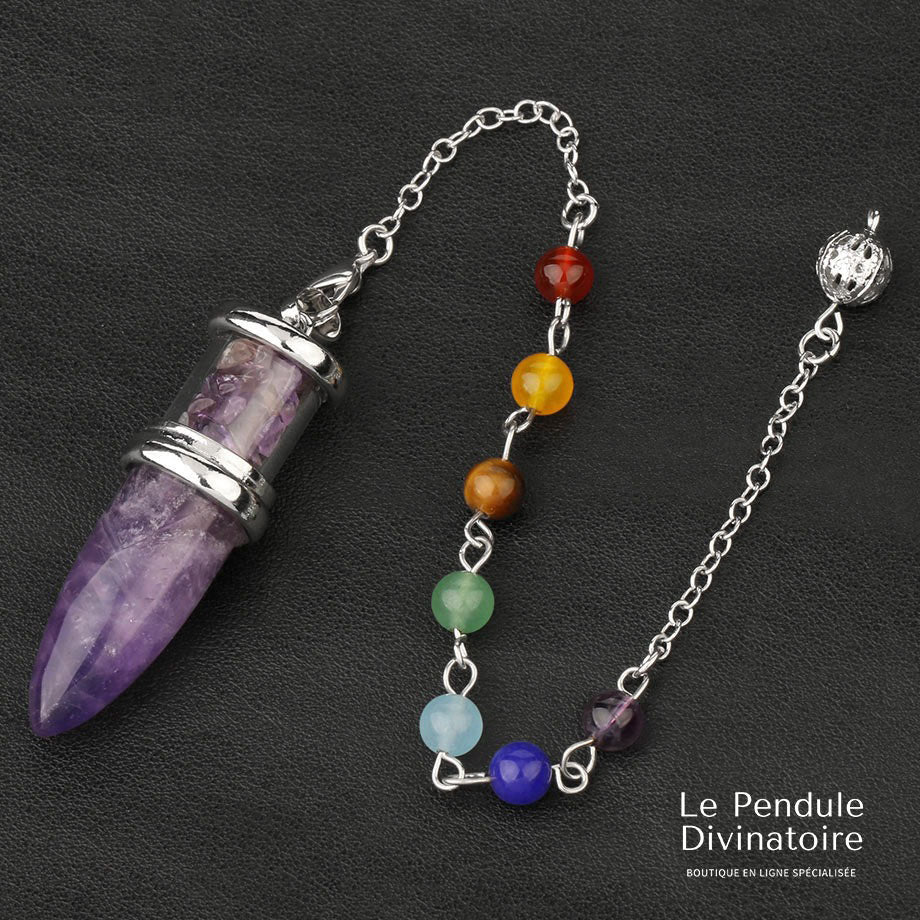 Pendule Capsule Améthyste