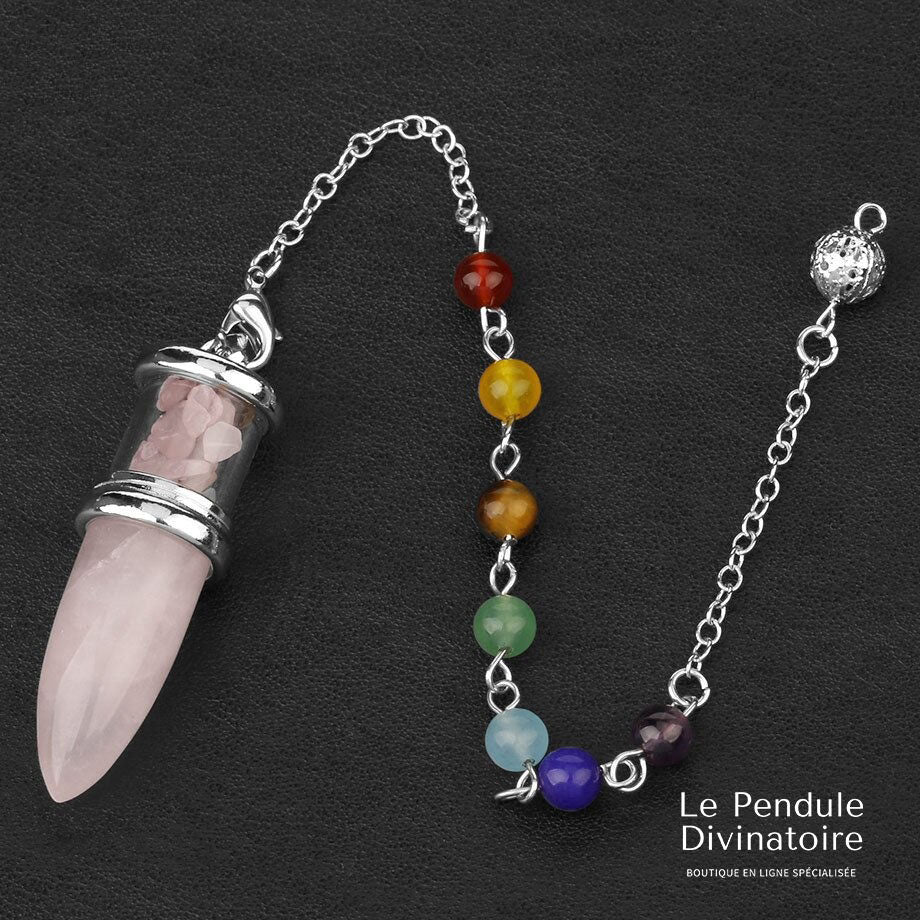 Pendule Capsule Quartz Rose