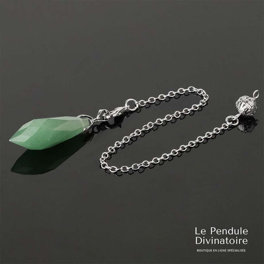 Pendule Gemme Aventurine Verte