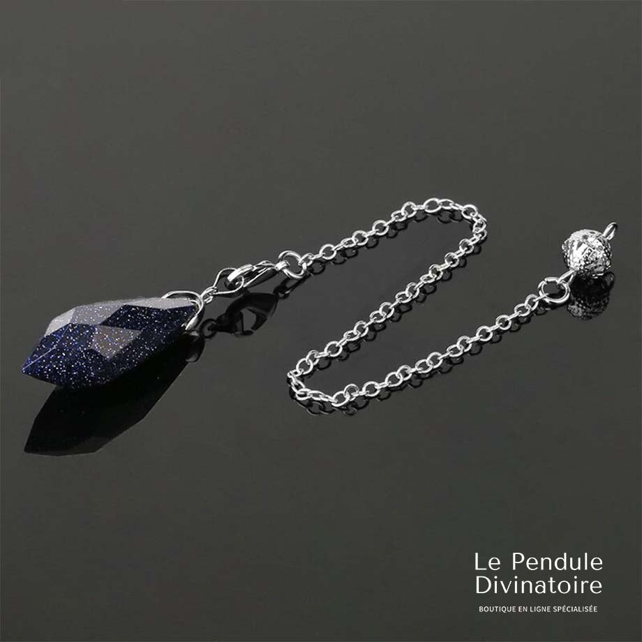 Pendule Gemme Sable bleu