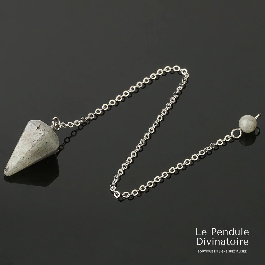 Pendule Hexagonal Labradorite