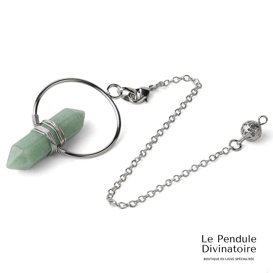 Pendule Lunaire Aventurine Verte