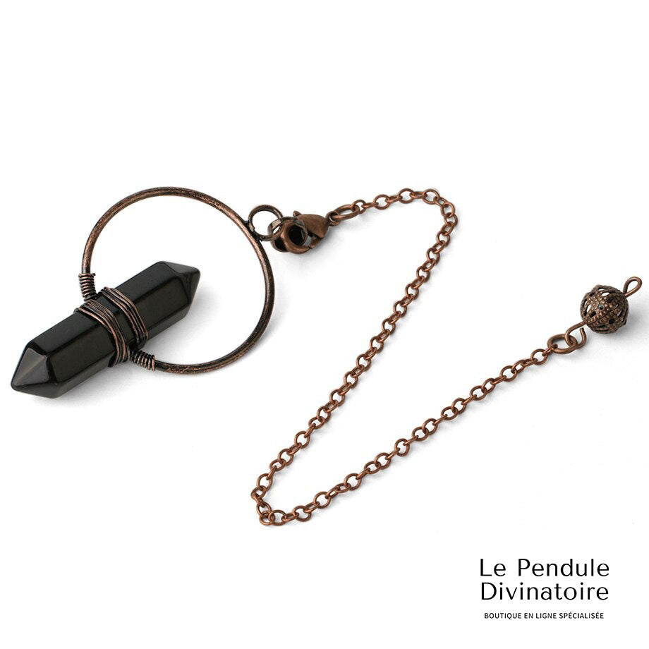 Pendule Lunaire Onyx Noir