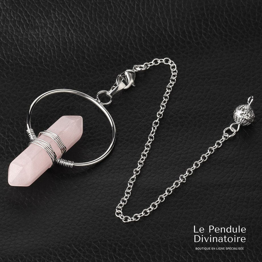 Pendule Lunaire Quartz Rose