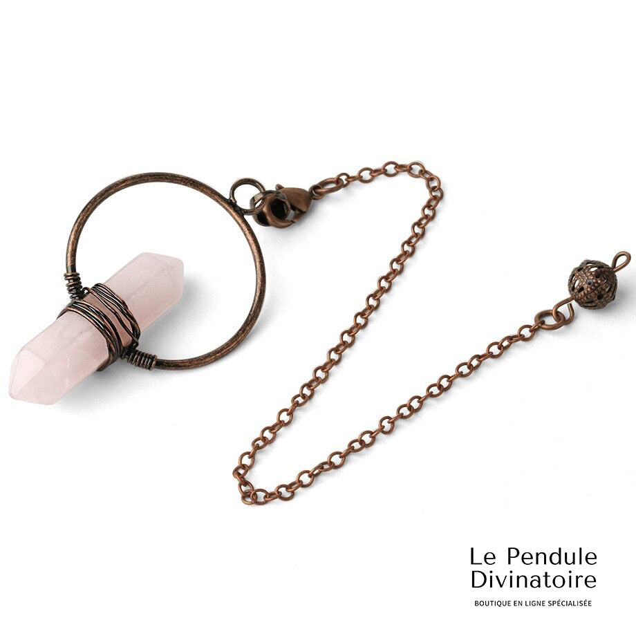 Pendule Lunaire Quartz Rose