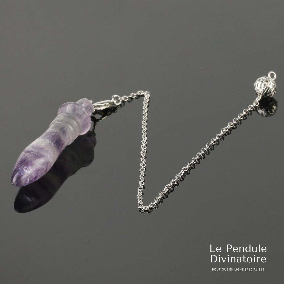 Pendule Égyptien Thot Fluorite