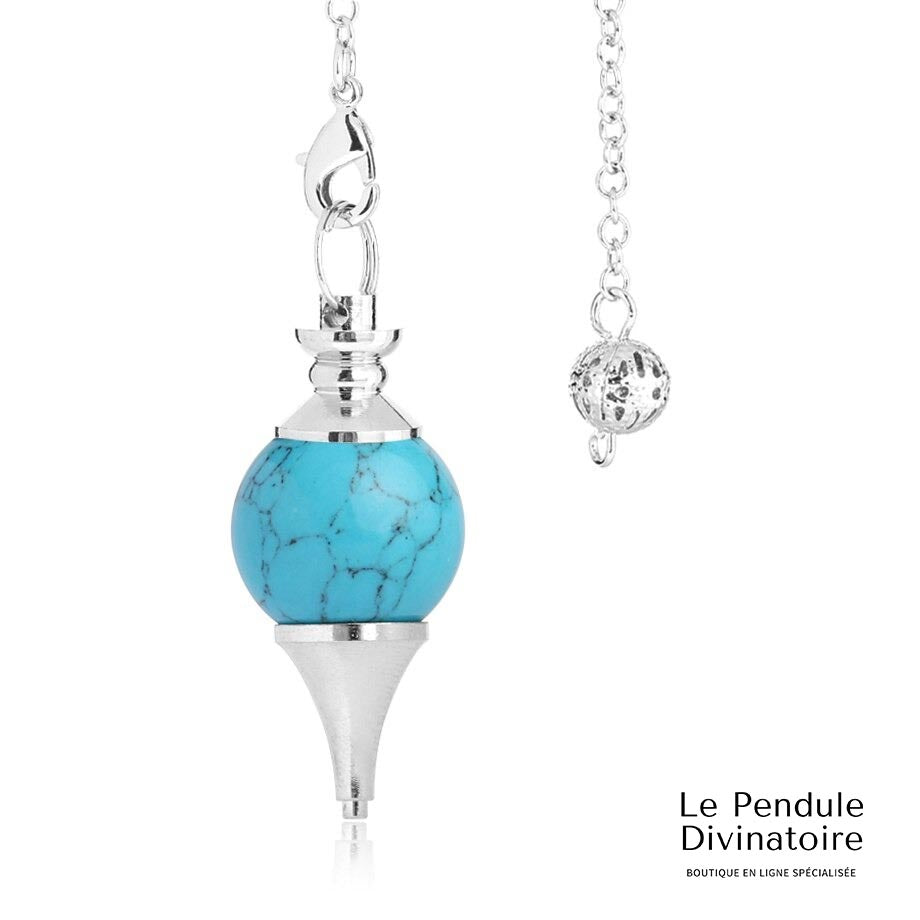 Pendule Séphoroton Turquoise Bleue